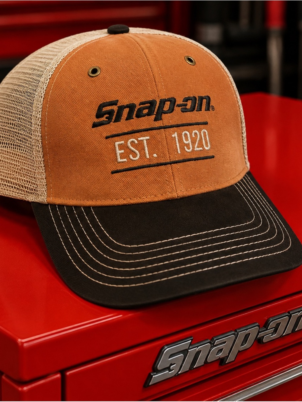 Snap-on EST. 1920 Two-Tone Mesh Back Trucker 100th Anniversary NEW